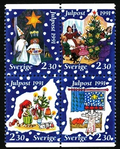 Sweden 1991 Christmas. MNH - Picture 1 of 1