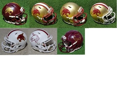MINICASCO DE FÚTBOL AMERICANO TEXAS STATE BOBCATS, MUCHAS OPCIONES Foto 1 de 4