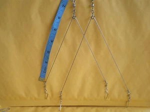 4 CRAPPIE,UMBRELLA,BASS RIG, TESTED IN ALABAMA TX 2 ARMS .035 X 8" & 7" 2 EACH. - Picture 1 of 7