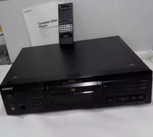 1996 SONY CDP-XA3ES SINGLE DISC CD PLAYER With Remote & Manual Needs Adustments - Picture 1 of 14