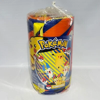 Pokemon Slumber Bag Sleeping Bag 27.5” x 49” 2007 Jakks Pacific - Image 1 of 4