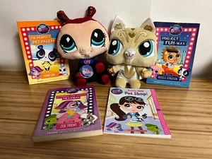 LPS - Plush Lady Bug & Cat & 4 books - Reunion, Pageant,Fun-way + 1 - Picture 1 of 15