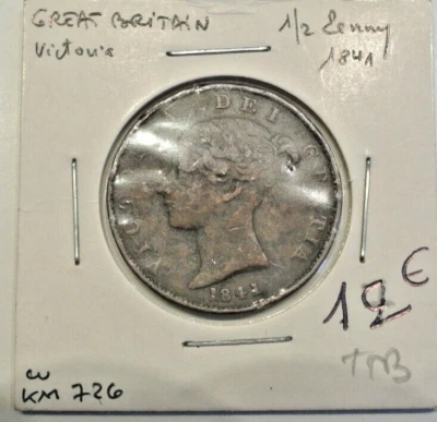 HALF PENNY 1841 - Image 1 of 2