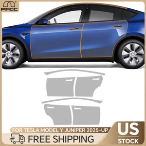 Tesla Model Y Juniper 2025-UP Doors Precut Paint Protection Film Clear PPF TPU - Picture 1 of 20