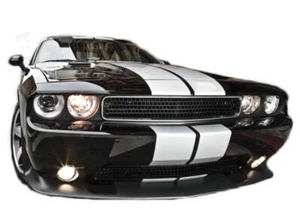 Graphics Racing Stripe Sticker Fit For Dodge Challenger Bonnet Roof Rear Decals - Picture 1 of 12
