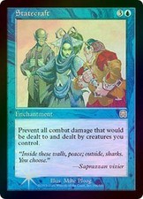 Statecraft - Foil Played MTG Mercadian Masques Magic 2B3