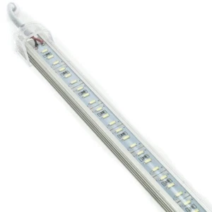 BARRA LUMINOSA STRISCIA 144 LED 1M ALLUMINIO RIGIDO 12V SOTTOPENSILE LUCE FREDDA - Foto 1 di 5