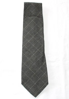 $75 Nuevo Corbata Cuello SAKS 5TH AVENUE Gris Diamante Exclusivo Mezcla CACHEMIRA Foto 1 de 3