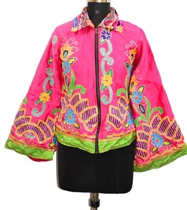 Chaqueta Hippie Banjara Indian Rajasthani Vintage Con Cuentas Adornada a Mano para Mujer - Imagen 1 de 10