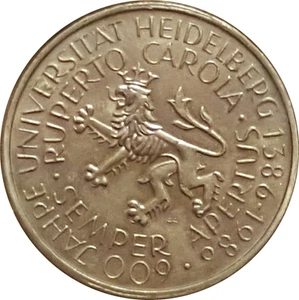 Deutschland 5 Mark 1986 - " 600 J. Universität Heidelberg" - Bild 1 von 2