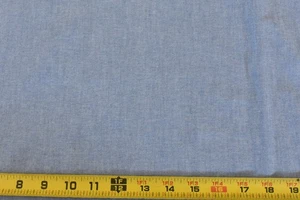 By 1/2 Yd, 60" Wide, Vintage, Blue Cotton Chambray, Shirting, etc., V760 - Picture 1 of 4