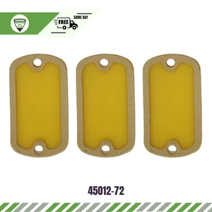 45012-72 Fits Harley Davidson Sportster Front Brake Cylinder Cover Gasket x3 PCS - Bild 1 von 8