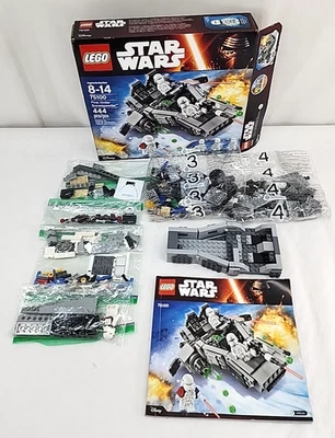 Lego Star Wars First Order Snowspeeder 75100 Complete Partially Sealed 4 Figures - Image 1 of 4