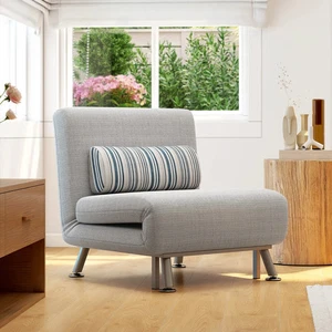 Single Sofa Bed Foldable Sleeper Chaise Lounger Chairbed Unit Convertible Seater - Picture 1 of 11