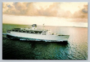Vintage Dawn Princess Kreuzfahrtschiff Postkarte von Princess Cruises 6x4 Litho - Bild 1 von 2
