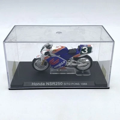 Modellino moto Atlas edicola 1/43 Honda NSR250 1988 S. Pons - Immagine 1 di 2