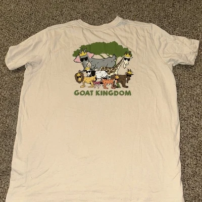 Goat USA Youth X-Large Beige t shirt   - Image 1 of 4