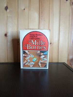 复古 1971 年 Mille Bornes 法国纸牌游戏 Parker Brothers 完整 — 第 1/4 张图片