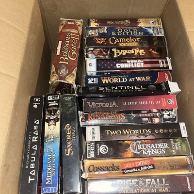 18 Personal Computer PC Video games bulk/lot age of mythology. The sacred rings - Image 1 of 4