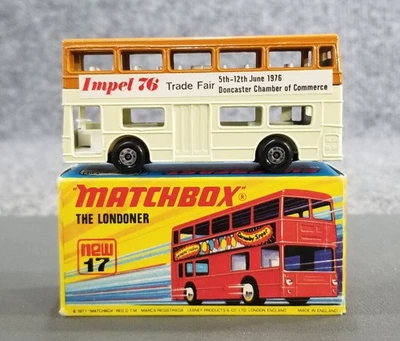 MATCHBOX LESNEY SUPERFAST #MB17b The Londoner - Impel 76 Labels Mint in Box - Image 1 of 4