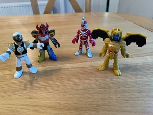 Power Rangers Imaginext White Ranger & Megazord Vs Evil Zedd & Goldar en muy buena condición - Imagen 1 de 3