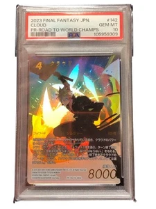PSA 10 Cloud PR-142 Final Fantasy VII carta promozionale full art 2023 - Foto 1 di 2