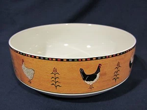 Sakura Brandon House "Country Quartet" runde offene Gemüse 9" Servierschüssel NEUWERTIG - Bild 1 von 3