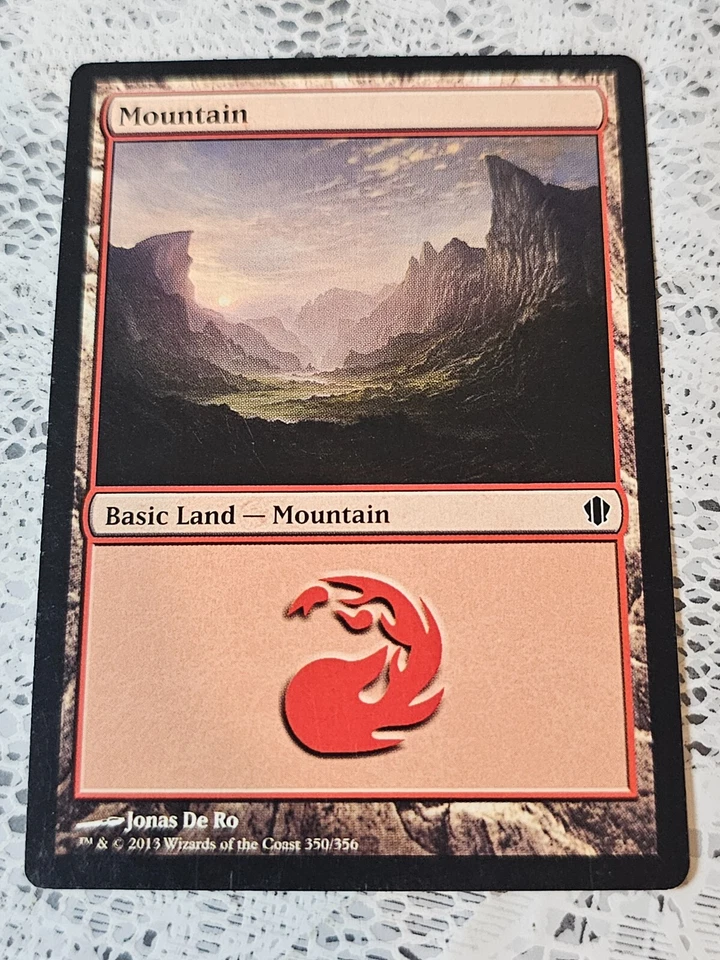 Mountain 350/356 Land 2013 Magic the Gathering MTG - Image 1 of 2