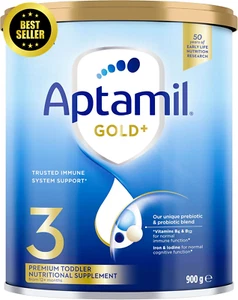 Gold+ 3 Toddler Milk Drink 900g From 1 Year – Formula with Probiotics & Vitamins - Picture 1 of 11