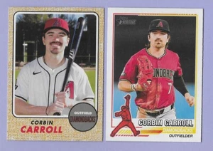 2025 Topps Heritage Corbin Carroll SP Lot - 25th Anniversary & 1976 Redefined - Bild 1 von 1