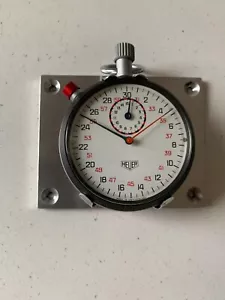 Cronometro meccanico vintage Heuer Rattrapante cruscotto rally timer - Foto 1 di 5