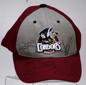 BAKERSFIELD CONDORS Hockey CHL HOCKEY  SGA Signed Hat Cap