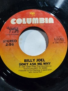 Billy Joel-Don’t Ask Me Why/C’etait Toi (You Were The One) 45RPM-1980 VG F56 - Picture 1 of 1