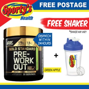 Optimum Nutrition Gold Standard Pre-Workout - 300G - Green Apple - Free Shaker - Picture 1 of 1