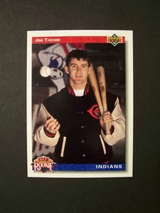 1992 Upper Deck Baseball #5 JIM THOME (Cleveland Indians) RC - MT! WOW! L@@K! - Picture 1 of 1