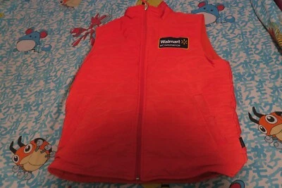 Walmart eCommerce Manager Quilted Vest Preslow San Cristobal Orange Small - Image 1 of 4