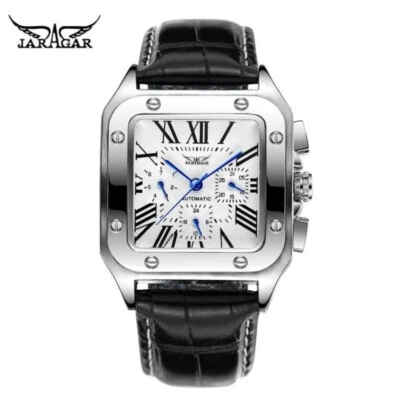 New, Men's, Fashion Multifunctional Automatic Mechanical Square 41mm Men's Watch - Image 1 of 4