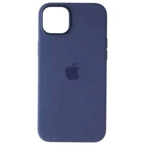 CUSTODIA SILICONE ORIGINALE APPLE CON MAGSAFE PER IPHONE 15 STORM BLUE PESANTE - Foto 1 di 2