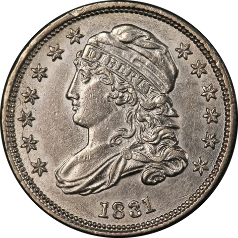 1831 Bust Dime Choice AU/BU Great Eye Appeal Strong Strike Cover