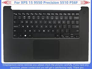 Funda superior reposamanos panel táctil/teclado para Dell XPS 15 9550 Precision 5510 - Imagen 1 de 6
