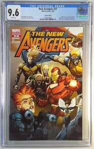 NEW AVENGERS 1 (2007) CGC 9.6 LEINIL FRANCIS YU 1:100 1ST HAWKEYE AS RONIN (S... - Picture 1 of 1