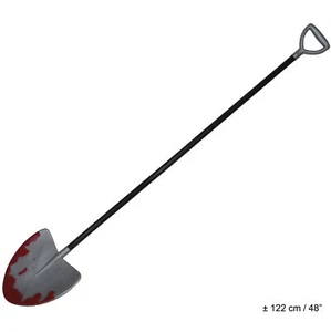 Funny Fashion Bloody Shovel Halloween Tool Muderer Plastic Costume Prop, For ... - Picture 1 of 1
