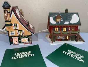 DEPT 56 North Pole Series ELFIN SNOW CONE WORKS / SANTA's WOODWORKS Lot (Tote3Q) - Bild 1 von 14