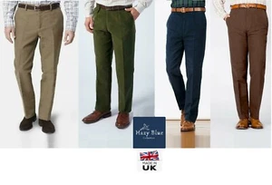 Mens Heavyweight 100% Cotton Moleskin Trousers Casual Country Clothing 30-50 - Picture 1 of 17