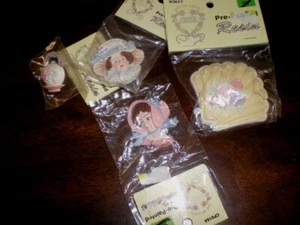 4 PACKS 1988 French Country PAINTED RESIN CRAFT PIECES Victorian Lady NEW Teapot - Picture 1 of 1