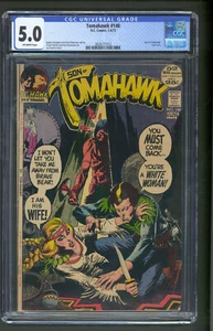 Tomahawk #140 (SON OF) CGC 5.0 OFF WHITE PAGES JOE KUBERT RACIAL LAST ISSUE - Picture 1 of 2