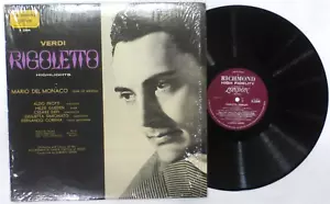 "Verdi Rigoletto Highlights" Vinyl LP, Mario Del Monaco, London 33rpm, NM/NM - Picture 1 of 4