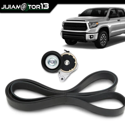 Fits 2007+ Toyota Tundra 5.7L 166200S012 & 9091602759 Drive Belt & Tensioner Set - Image 1 of 4