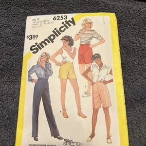Simplicity Pattern 6253 Woman’s Pants and Shorts Variety Size 16,18,20-half Size - Picture 1 of 6