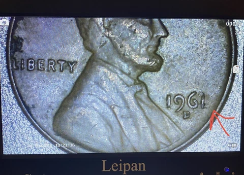 1961 Date Error 1/2 Rare Lincoln Penny/Lot 1 Cover